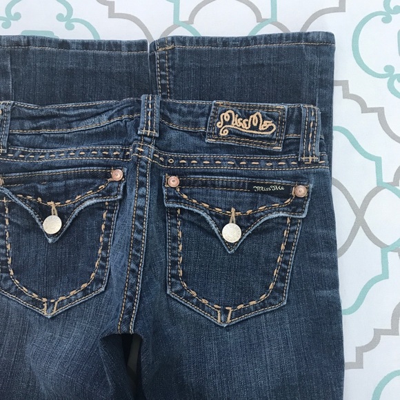 Miss Me Denim - 💙👖SUPER CUTE! MISS ME BOOT👖💙26 1/2 31” VGUC